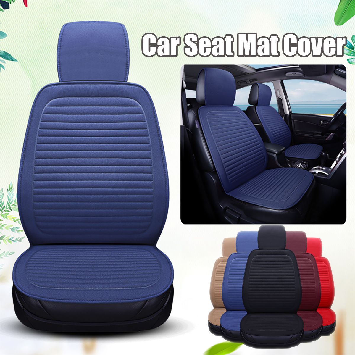 Universal-Full-Car-Seat-Cover-Auto-Linen--Breathable-Cushion-Pad-Mat-Protector-1666434