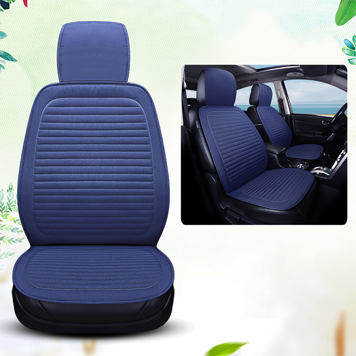 Universal-Full-Car-Seat-Cover-Auto-Linen--Breathable-Cushion-Pad-Mat-Protector-1666434