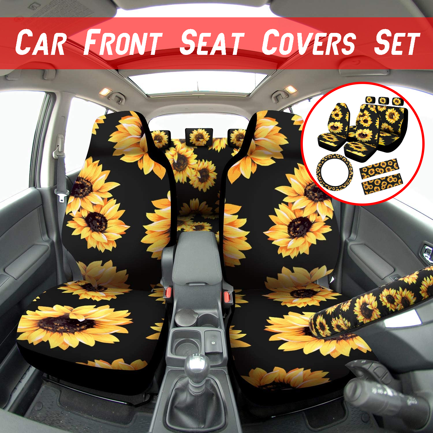 Universal-Full-Set-Car-Cover-Fashion-Sunflower-Car-Seat-Cover-With-Safety-Belt-1724213