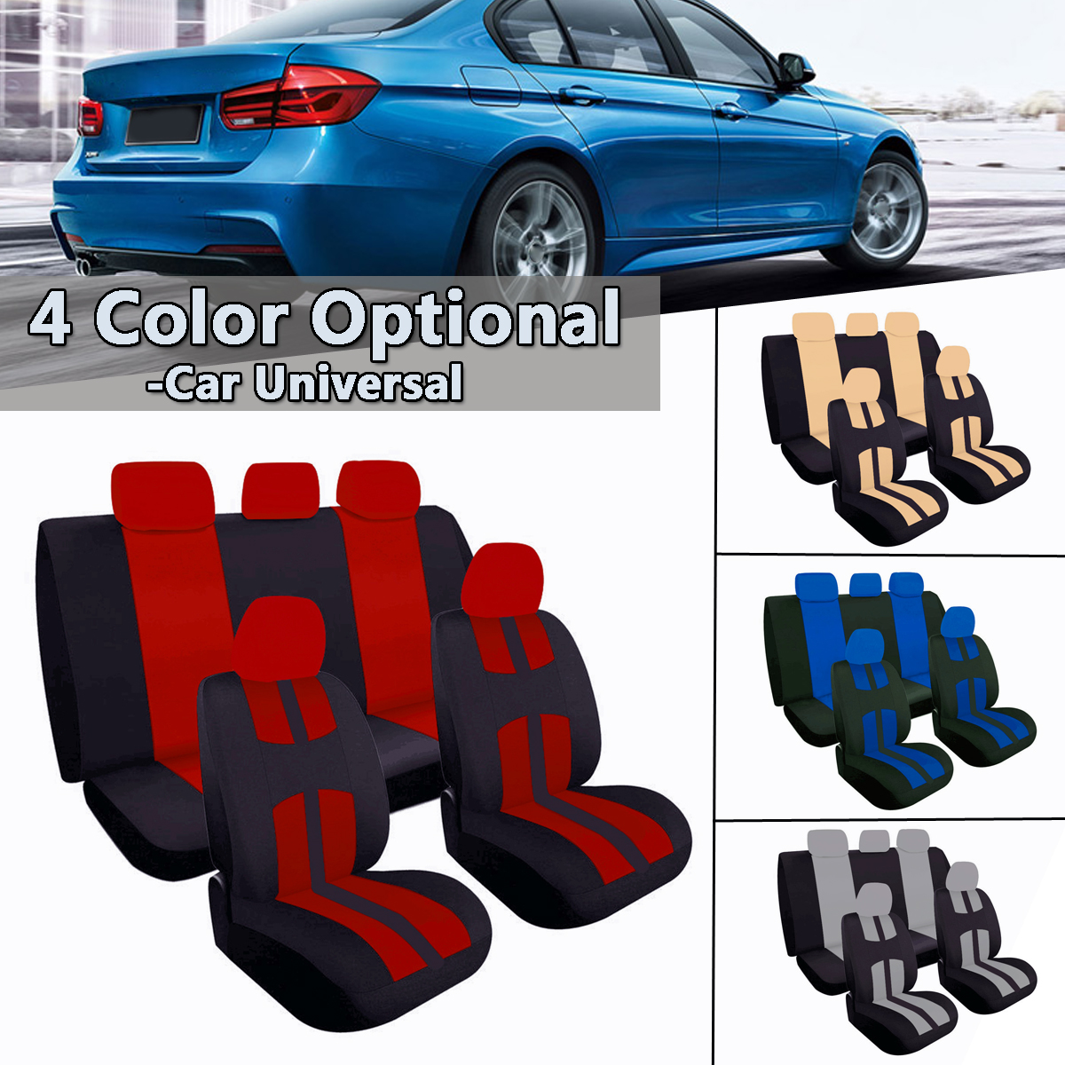 Universal-Full-Set-Car-Seat-Covers-For-Truck-SUV-5-Heads-BeigeBlueRedGray-1689190