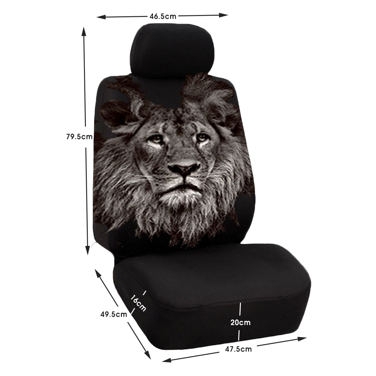 Universal-Lion-Dolphin-Turtle-Polyester-Car-SUV-Seat-Cover-Cushion-Protector-1651359