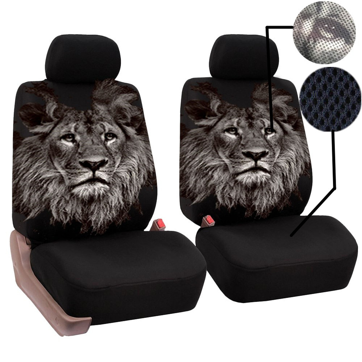 Universal-Lion-Dolphin-Turtle-Polyester-Car-SUV-Seat-Cover-Cushion-Protector-1651359