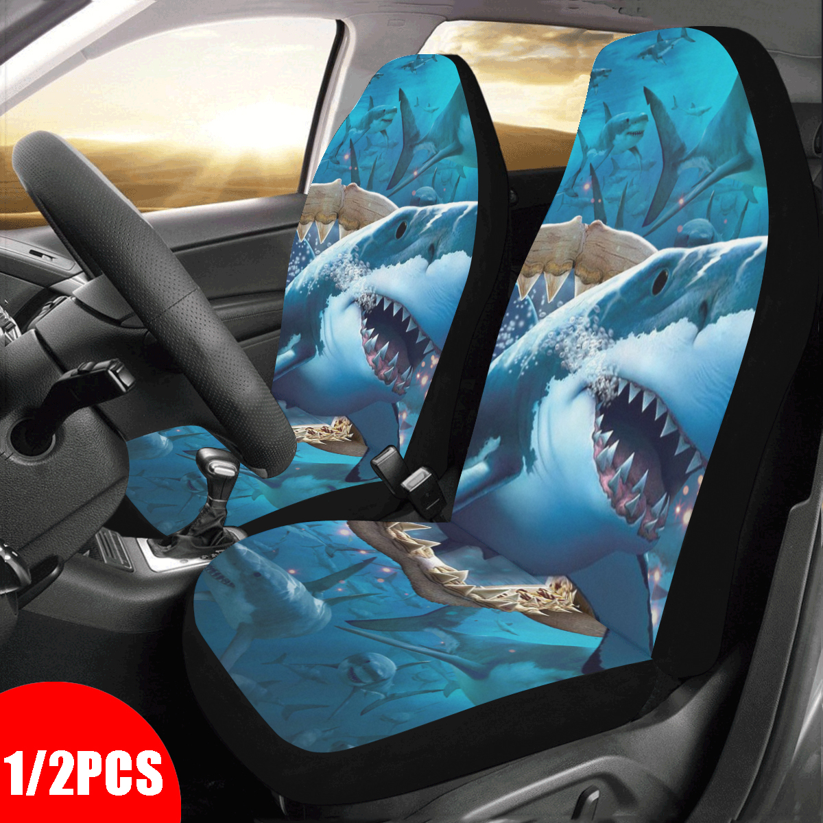 Universal-Shark-Auto-Seat-Covers-for-Car-Truck-SUV-Van-Protectors-Front-1689663