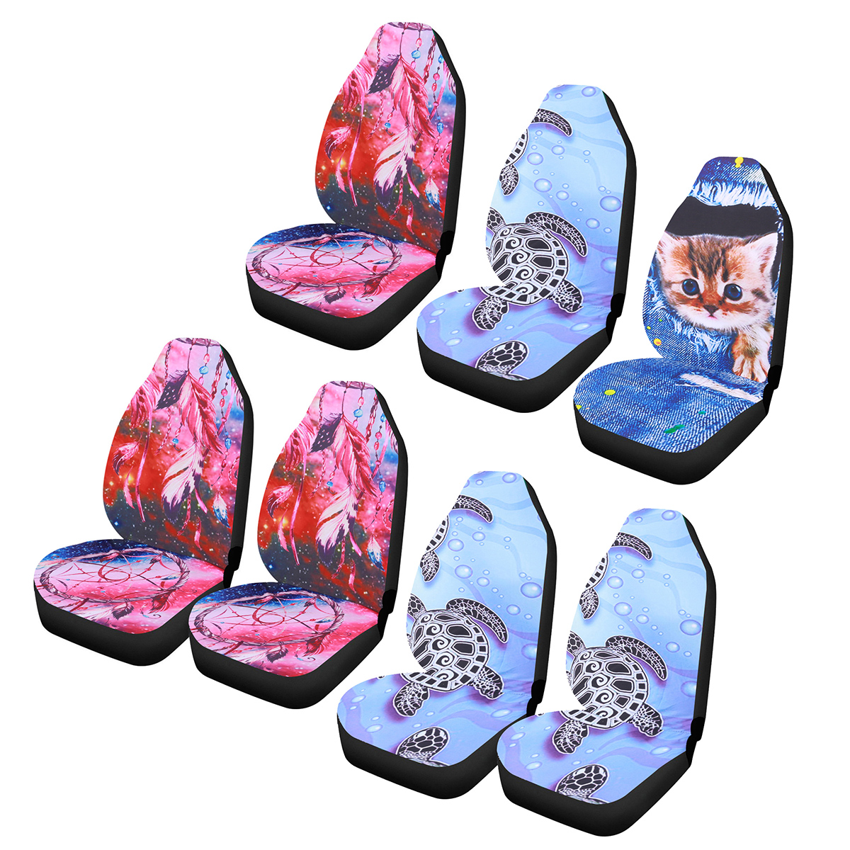 Universal-Single-Dual-Car-SUV-Seat-Cover-Front-Rear-Rest-Cushion-Protector-1818983