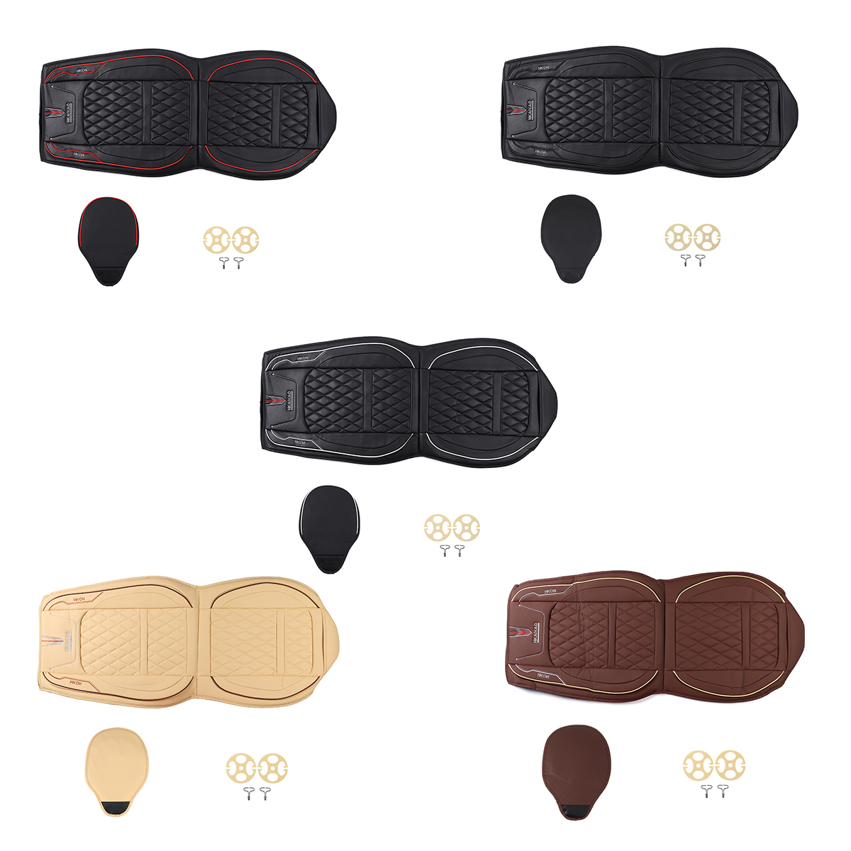 Waterproof-Car-Front-Seat-Mats-Protector-Cover-Organizer-PU-Leather-Breathable-1779055