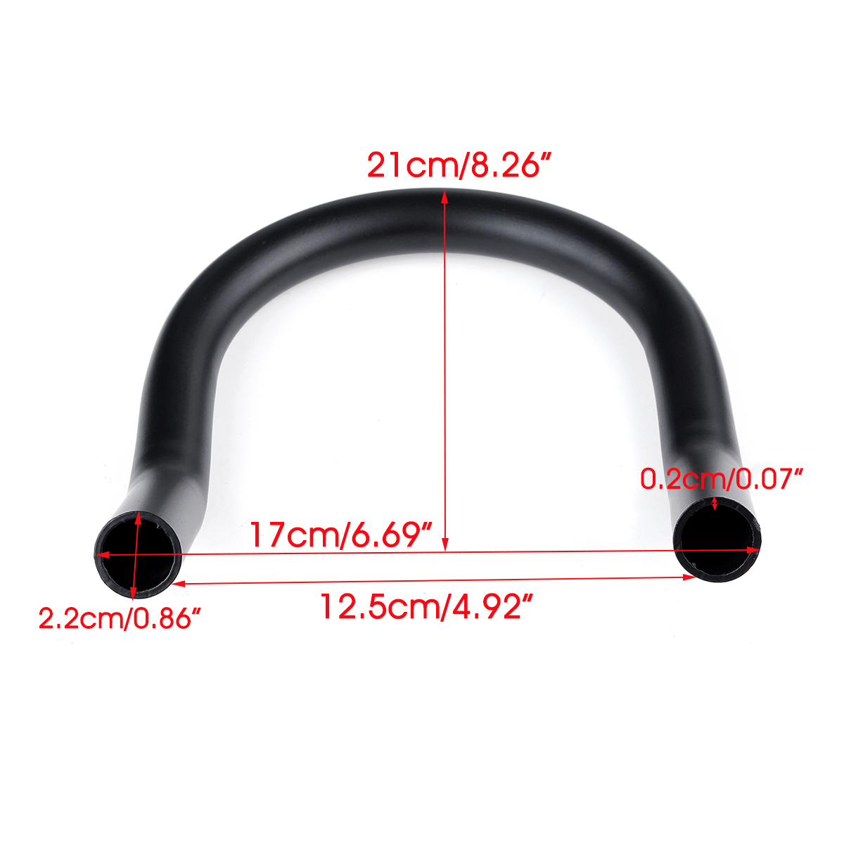 22mm-Motorcycle-Rear-Seat-Frame-Hoop-Loop-Upswept-Kick-Up-Bracket-Cafe-Racer-1693875