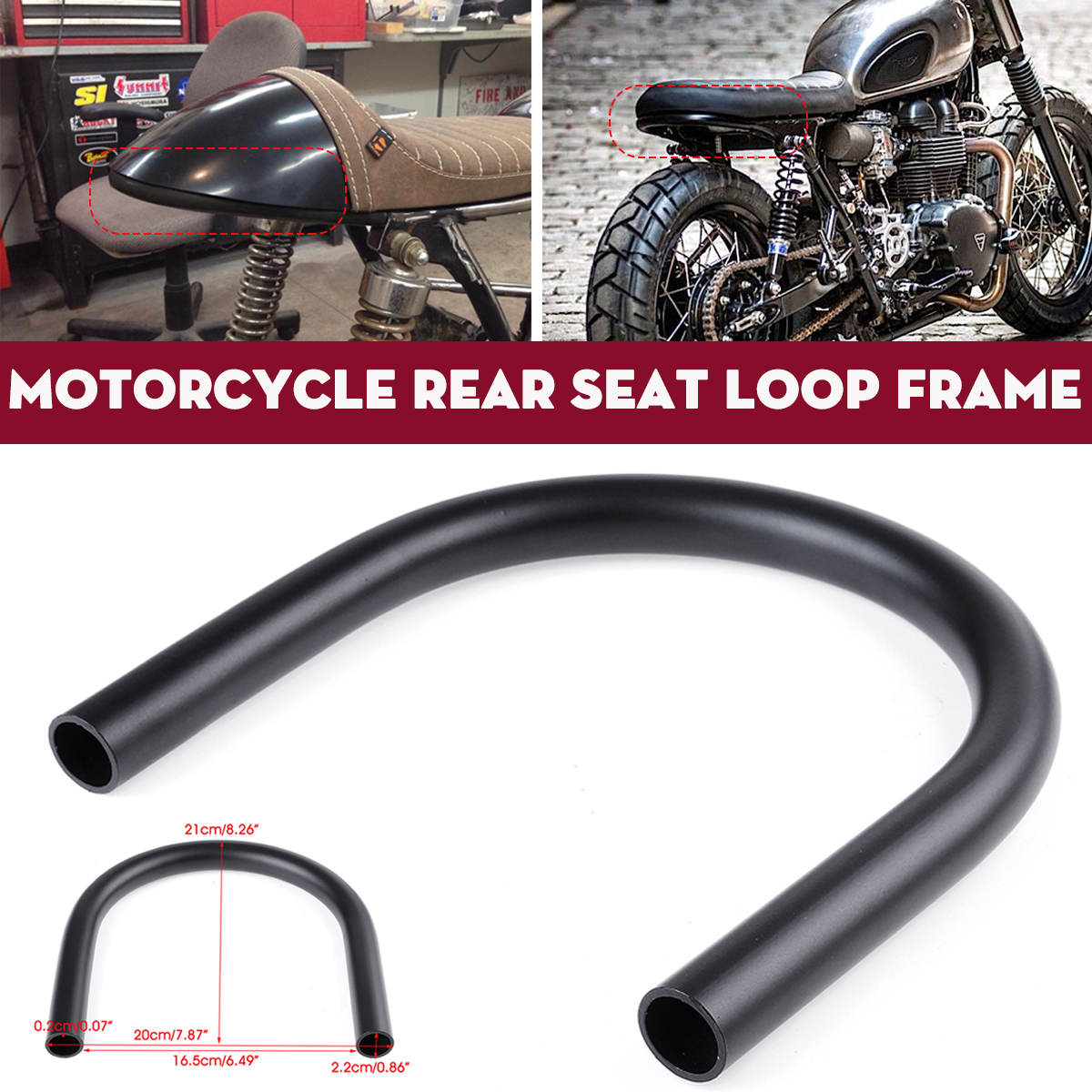 22mm-Motorcycle-Rear-Seat-Loop-Frame-Flat-U-Tube-Hoop-End-Racer-For-Honda-Yamaha-1693897