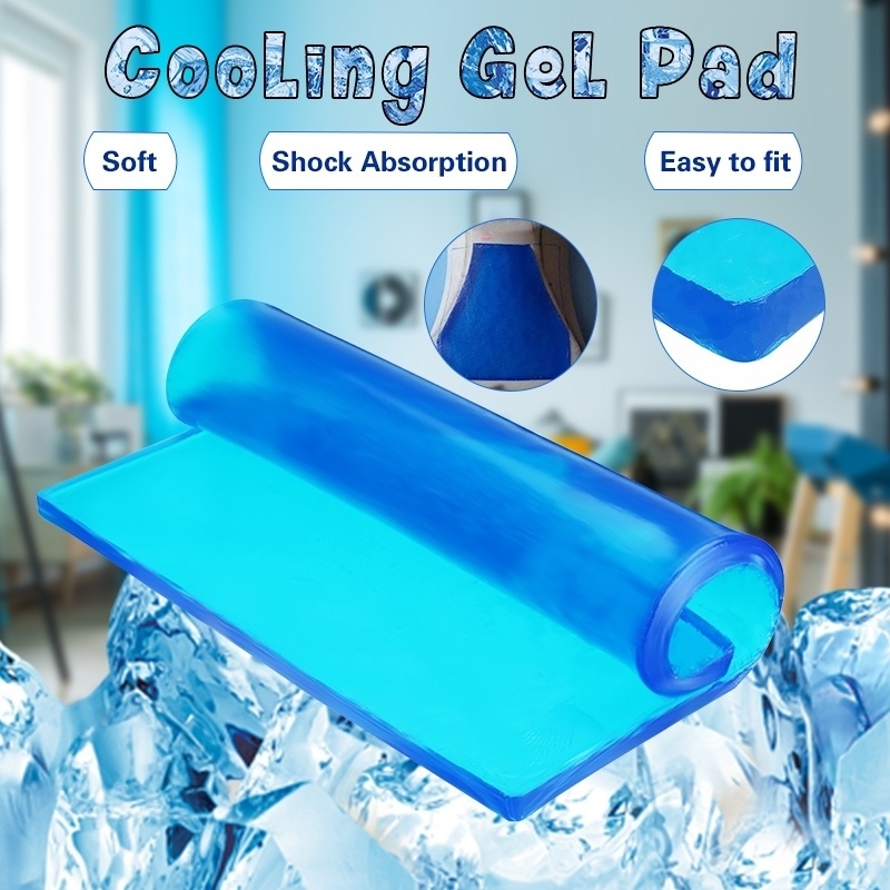 25x22cm-Motorcycle-Cooling-Seat-Gel-Pad-Polyurethane-Elastic-Fiber-Office-Chair-Cushion-1428907