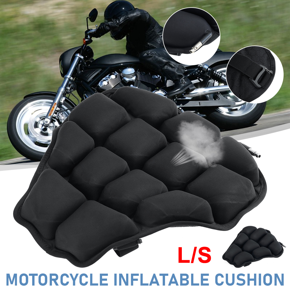 3D-Inflatable-Air-Seat-Cushion-Motorcycle-Cruiser-Touring-Saddle-Pressure-Relief-1746131