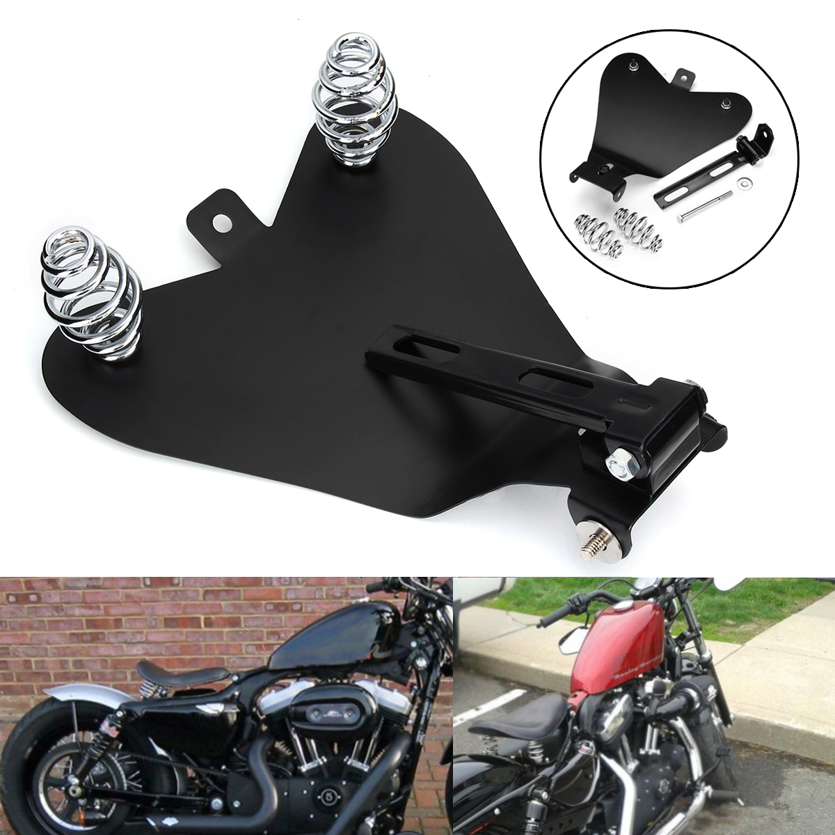 3inch-Solo-Spring-Mounting-Kit--Motorcycle-Seat-Baseplate-Bracket-For-Harley-Bobber-Chopper-1419467