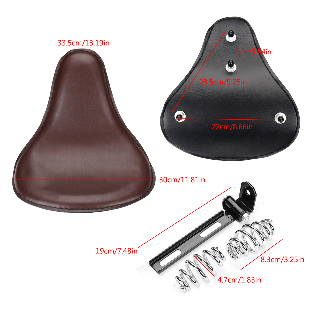Brown-Motorcycle-Seat-Cushion-Spring-For-Yamaha-V-Star-1300-1100-950-650-250-Bobber-1314239