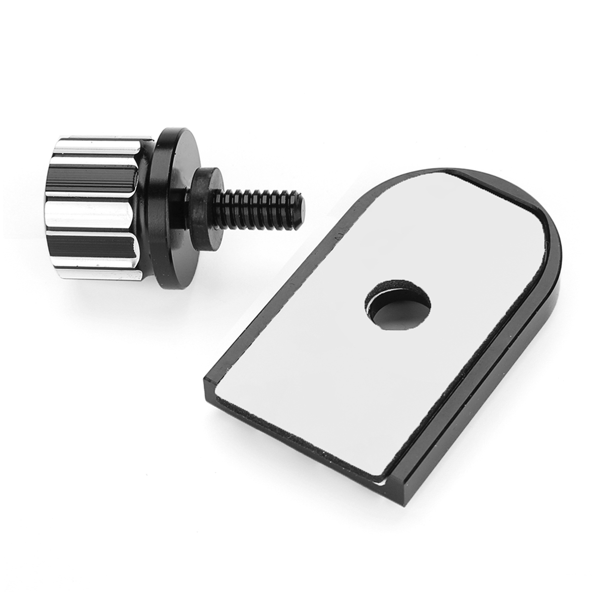 CNC-Beveled-Seat-Bolt-Tab-Screw-Mount-Knob-Cover-Set-For-Harley-Dyna-FXDF-FXDL-1292735