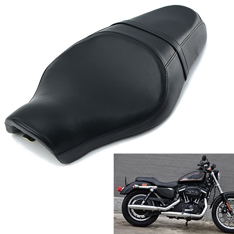 Driver-Rear-Passenger-Seat-Cushion-Saddle-Two-up-For-Harley-XL883N-XL1200-1104214
