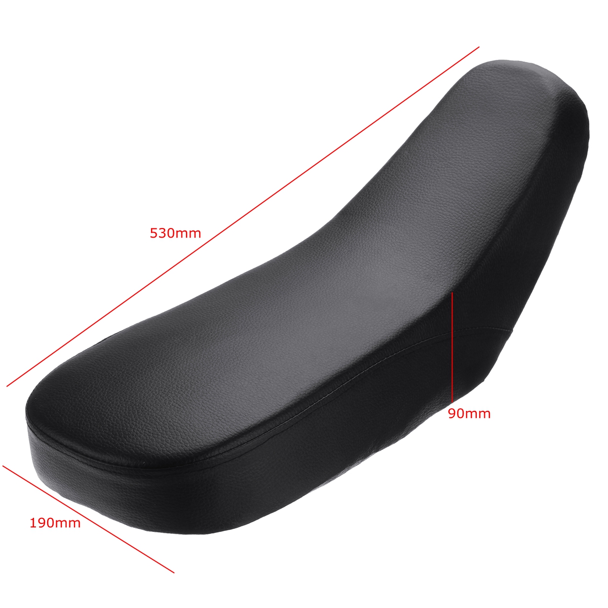 Foam-Seat-Cushion-50cc-70cc-90cc-110cc-125cc-Racing-Style-Black-PIT-Quad-Dirt-Bike-ATV-1371164