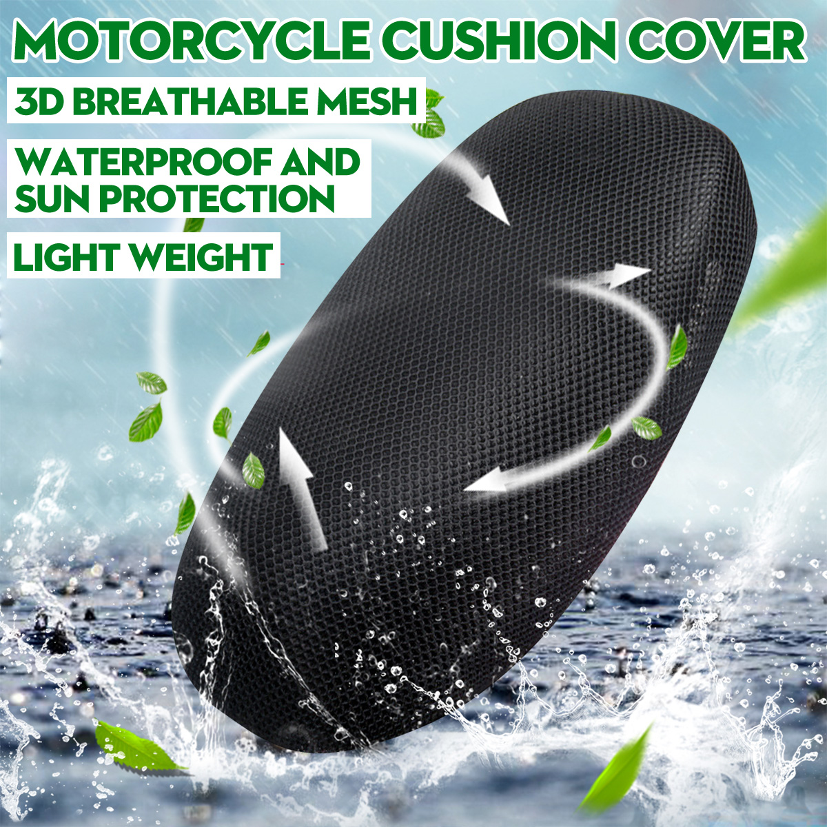 Motorcycle-3D-Mesh-Seat-Cushion-Cover-Breathable-Waterproof-Flexible-1527359