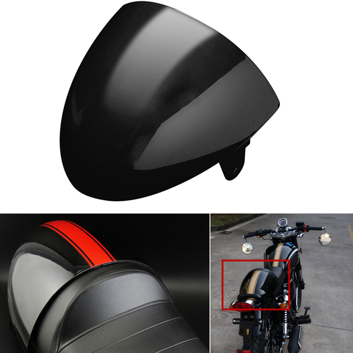 Motorcycle-ABS-Rear-Seat-Cowl-Cover-Universal-For-Cafe-Racer-Compartment-Seat-1219504