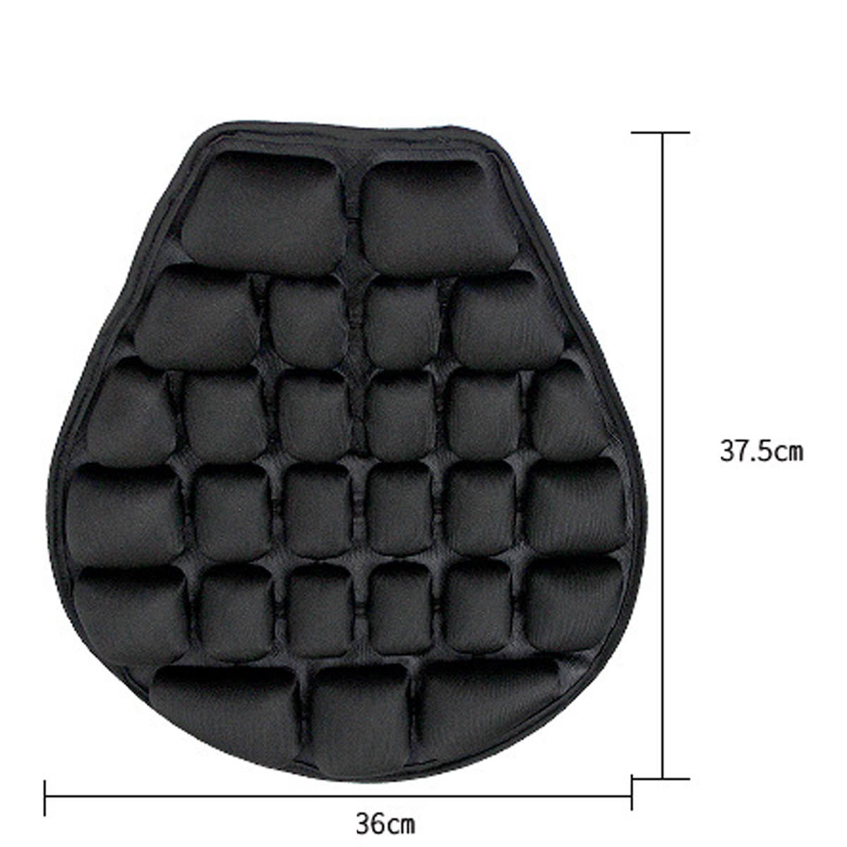Motorcycle-Air-Seat-Cushion-Pressure-Relief-Ride-Cover-Black-For-Harley-1683005