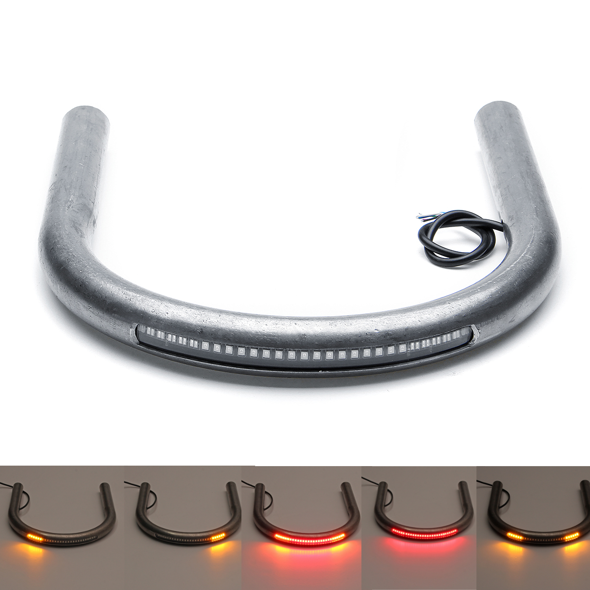 Motorcycle-Backseat-Rear-Seat-Hoop-Bracket-Frame-with-Turn-Light-For-YamahaKawasakiSuzuki-1397456