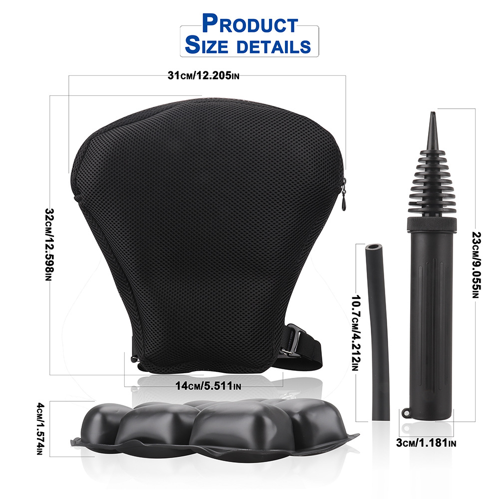 Motorcycle-Car-Chair-Air-Seat-Cool-Ice-cold-Cushion-Pain-Relief-Shock-Absorption-Multi-Cell-Design-A-1714185