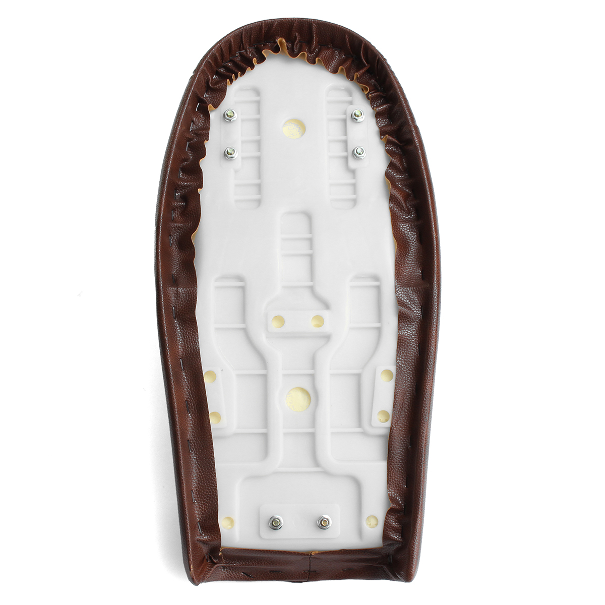 Motorcycle-Hump-Cafe-Racer-Saddle-Seat-Brown-For-Honda-CB-Suzuki-GS-Yamaha-XJ-1227283