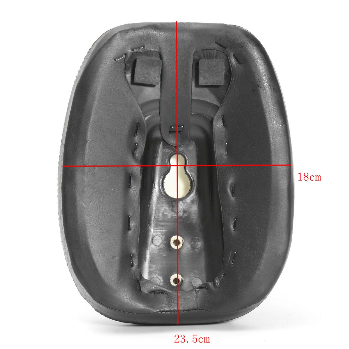 Motorcycle-Rear-Passenger-Pillion-Pad-Seat-Black-For-Harley-Sportster-XL1200-883-1124336