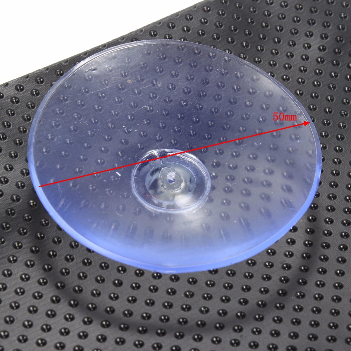 Motorcycle-Rear-Pillion-Rectangular-Seat-Pad-68-Suction-Cup-Black-For-Harley-Cruiser-Custom-1124154
