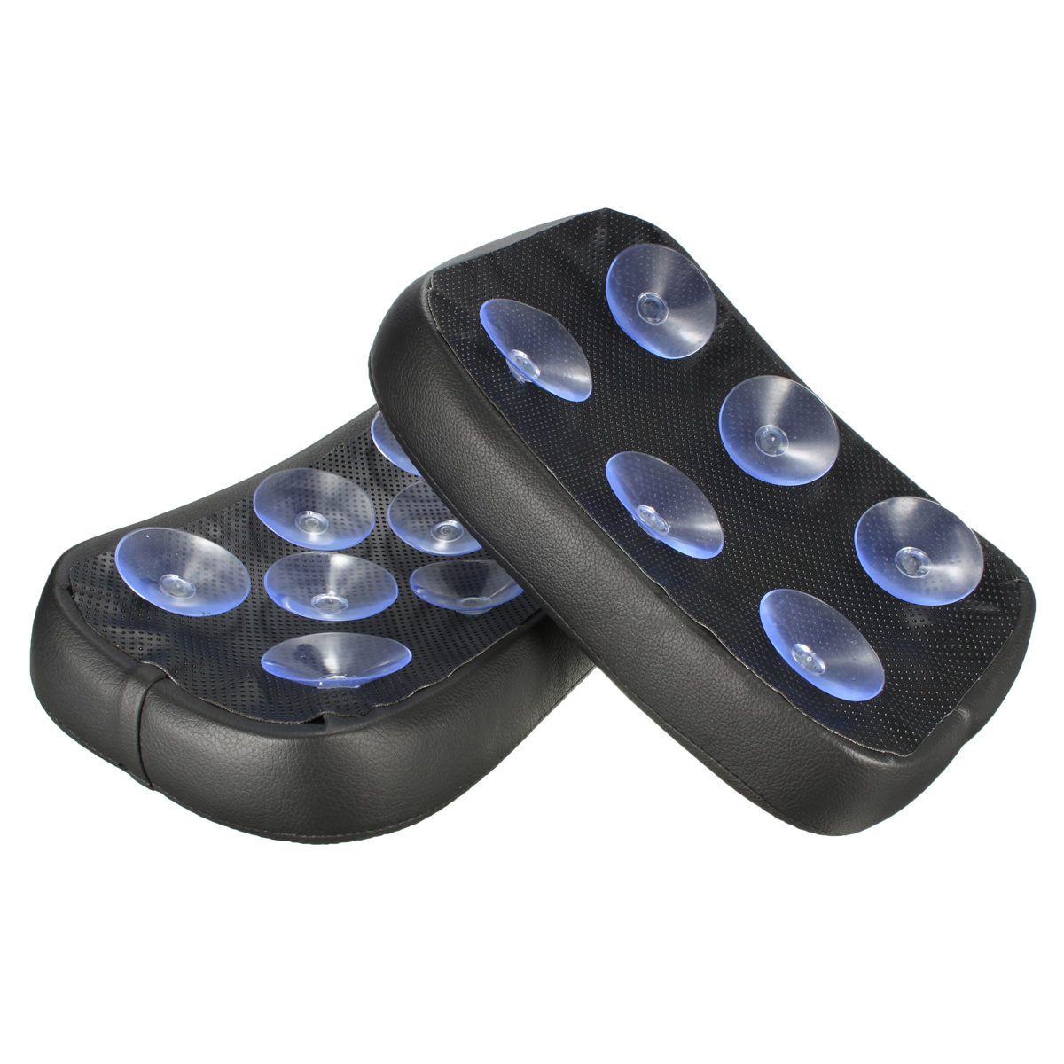 Motorcycle-Rear-Pillion-Rectangular-Seat-Pad-68-Suction-Cup-Black-For-Harley-Cruiser-Custom-1124154