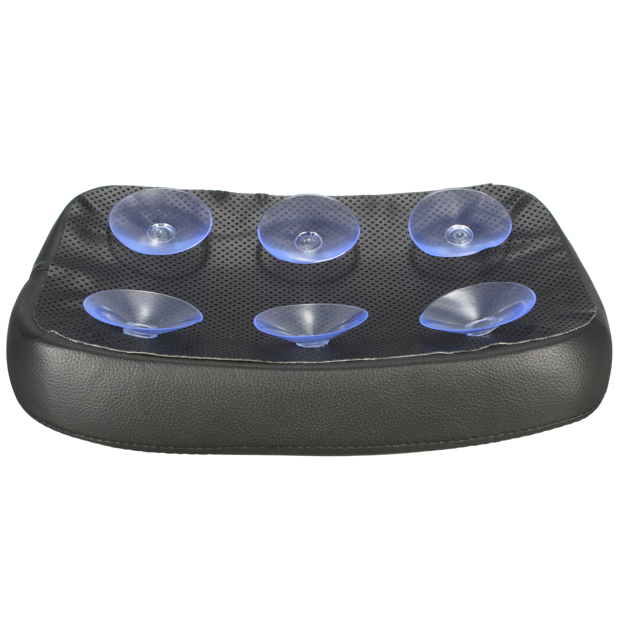 Motorcycle-Rear-Pillion-Rectangular-Seat-Pad-68-Suction-Cup-Black-For-Harley-Cruiser-Custom-1124154