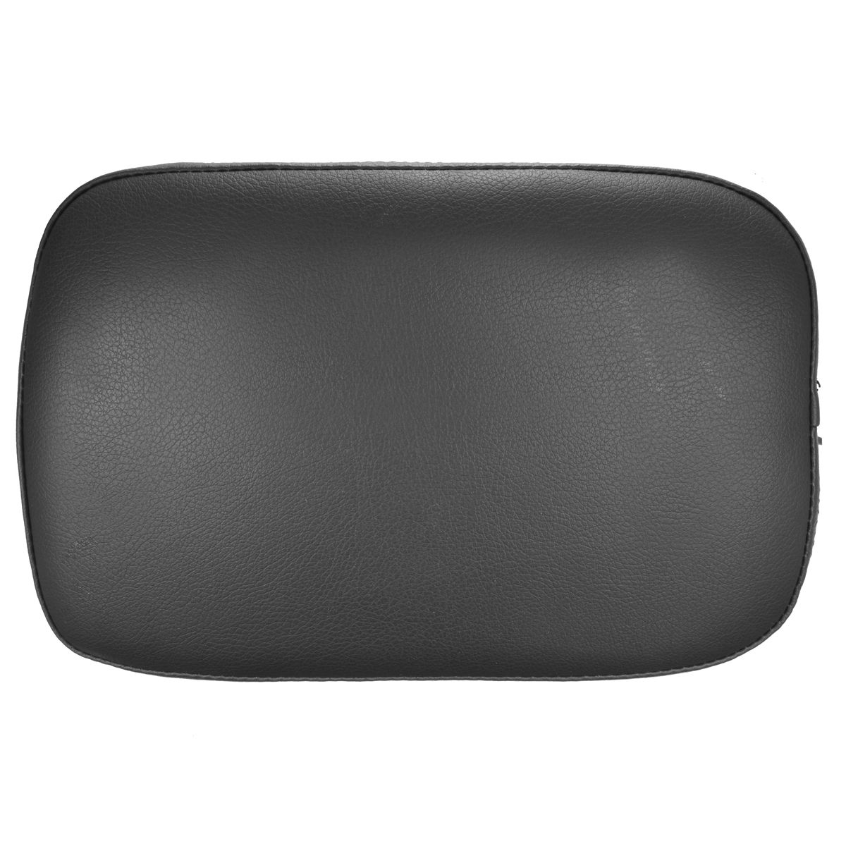 Motorcycle-Rear-Pillion-Rectangular-Seat-Pad-68-Suction-Cup-Black-For-Harley-Cruiser-Custom-1124154