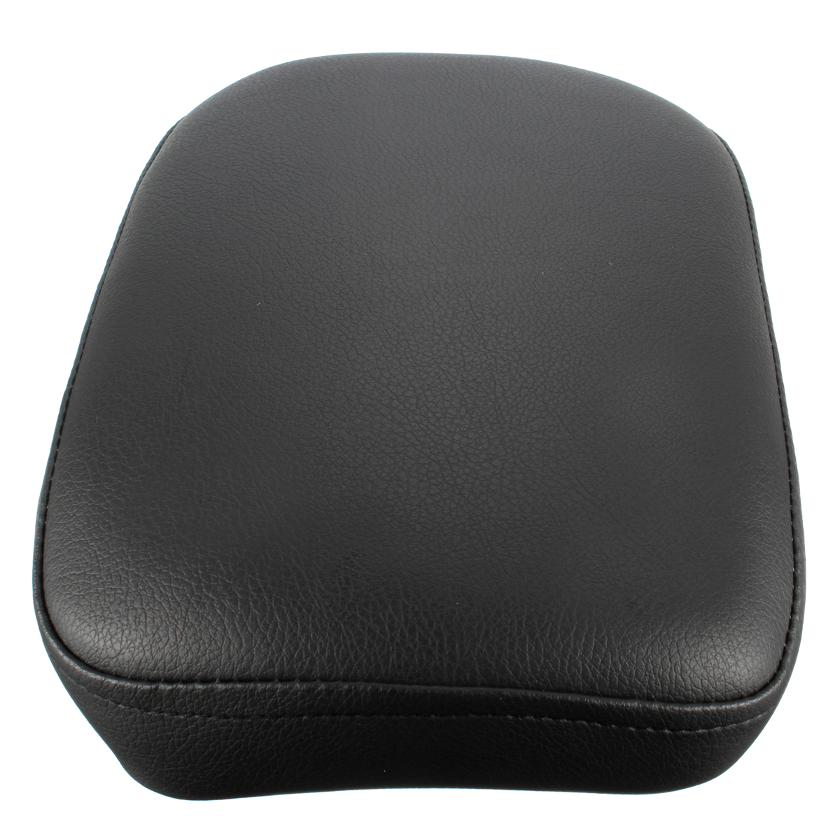 Motorcycle-Rear-Pillion-Rectangular-Seat-Pad-68-Suction-Cup-Black-For-Harley-Cruiser-Custom-1124154