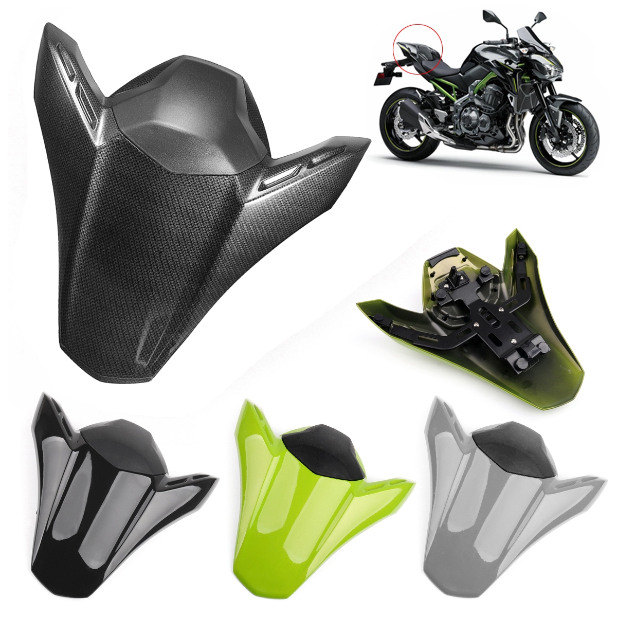 Motorcycle-Rear-Seat-Fairing-Cover-Cowl-For-Kawasaki-Z900-Z-900-ABS-2017-2018-1397488