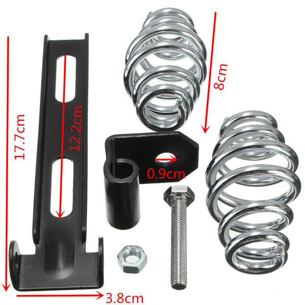 Motorcycle-Seat-Bar-Springs-Block-Raising-Brackets-Mounting-Hardware-1174296