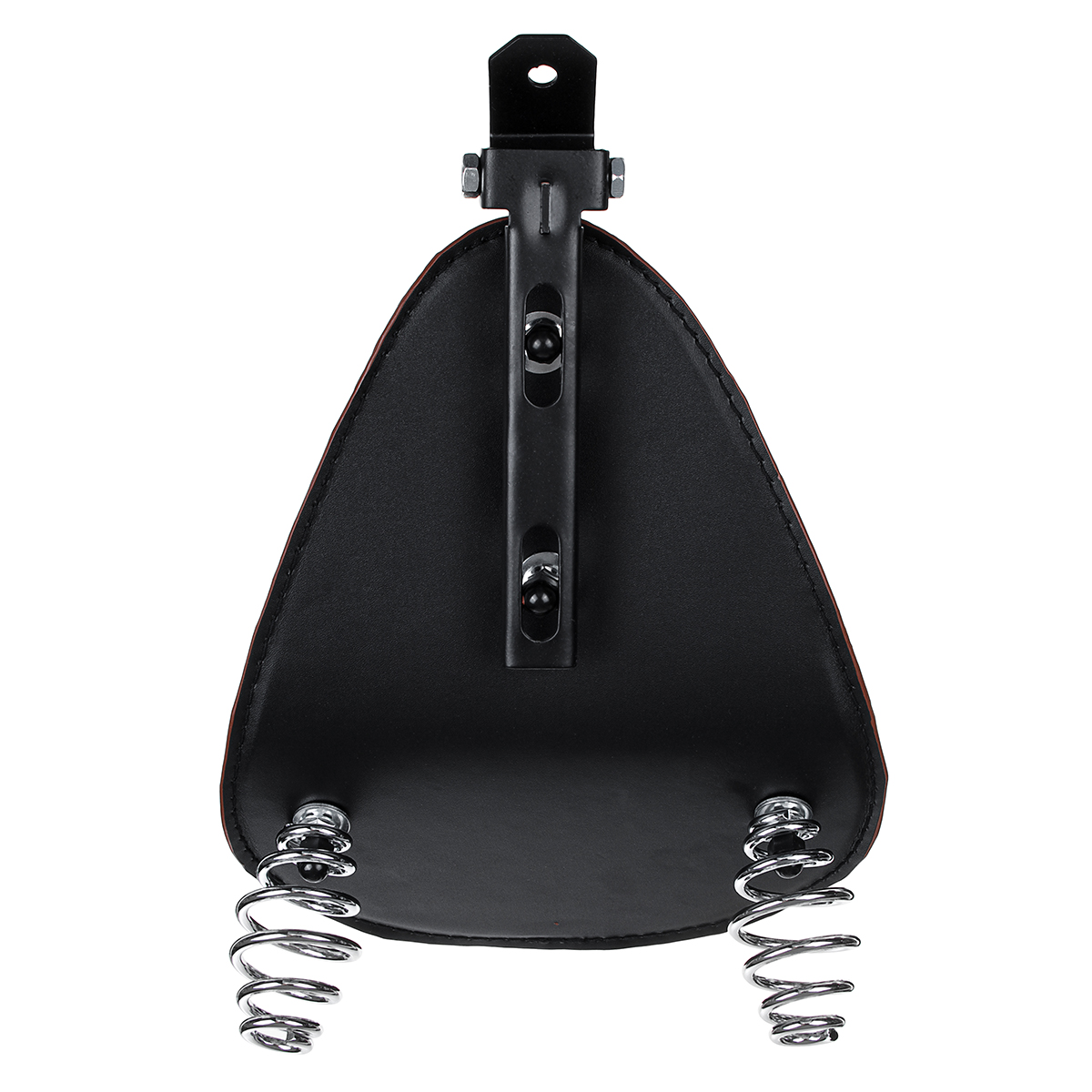 Motorcycle-Solo-Driver-Racing-Seat-Cushion-Spring-Base-Brown-For-Harley-Universal-1563362