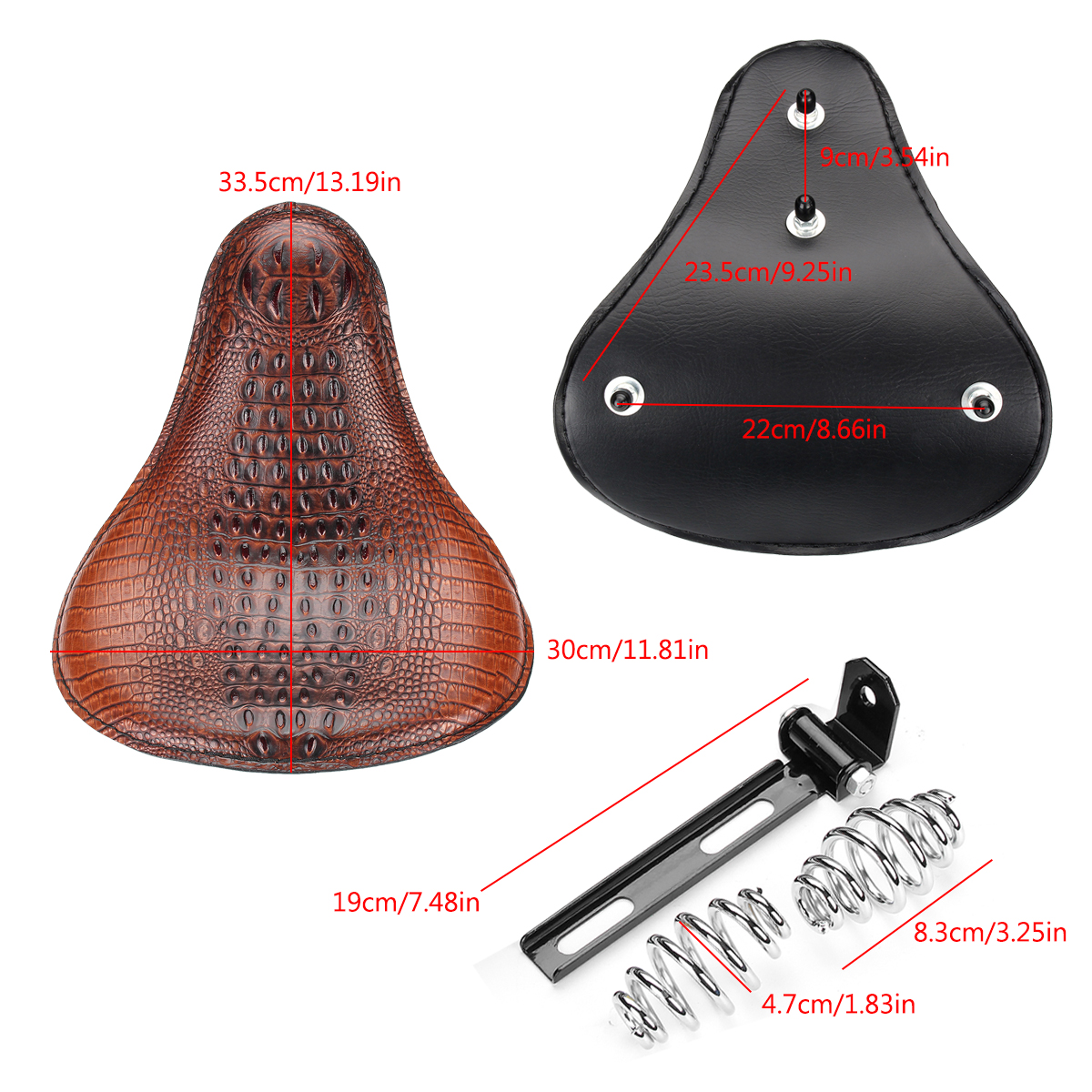 Motorcycle-Solo-Seat-Cushion-With-Spring-For-Yamaha-V-Star-1100-Harley-Bobber-1314238
