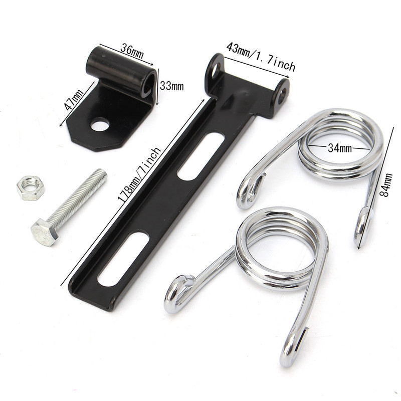 Motorcycle-Solo-Seat-Springs-Bracket-Mounting-Set-For-Harley-Chopper-Bobber-HD-1052595