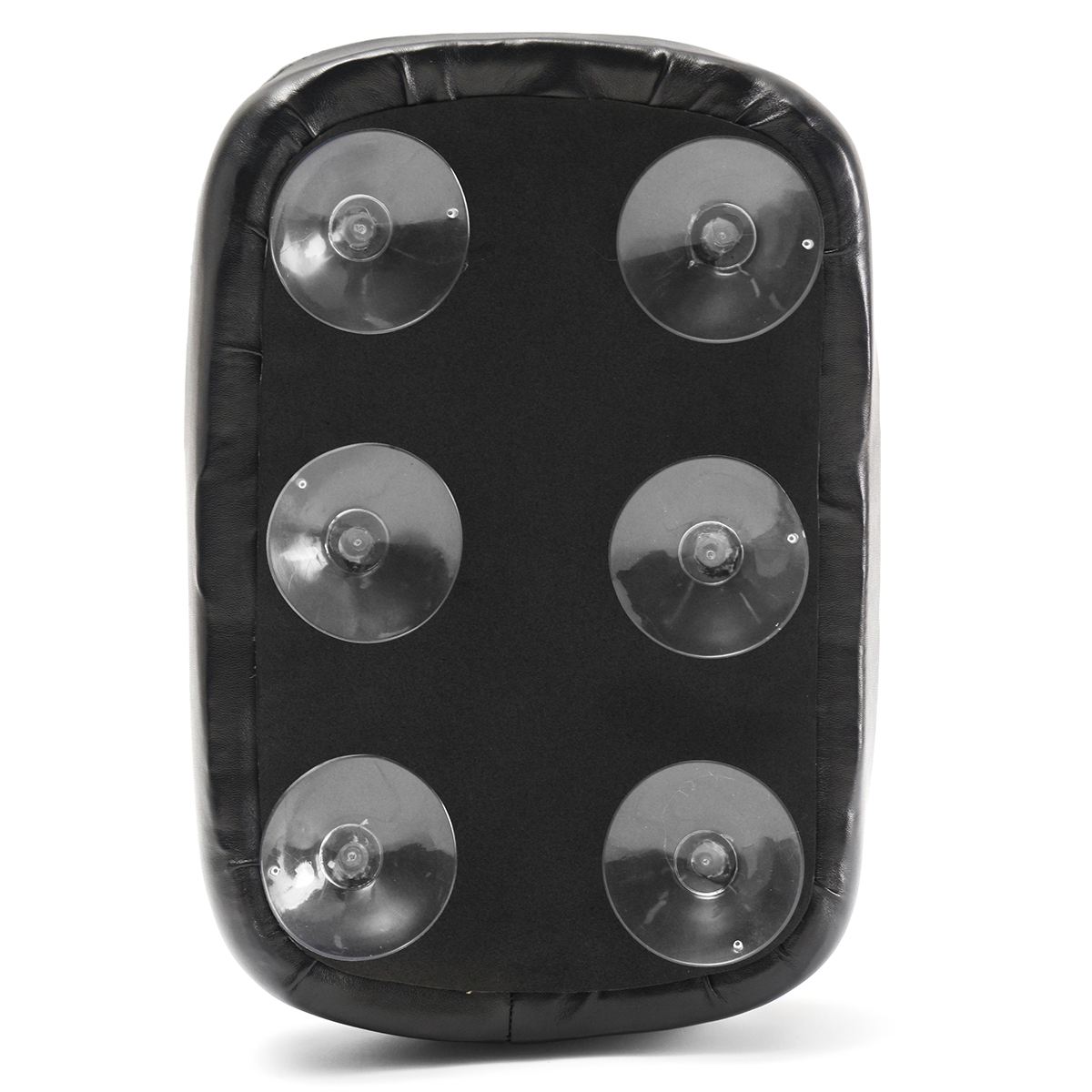 Rear-Passenger-Pillion-Leather-Seat-Pad-6Suction-8-Suction-Cup-For-Harley-Softail-Dyna-1214899