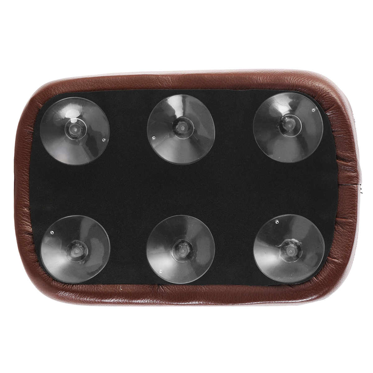 Rear-Passenger-Pillion-Seat-Cushion-Pad-68-Suction-Cups-For-Harley-Cruiser-Chopper-1270854