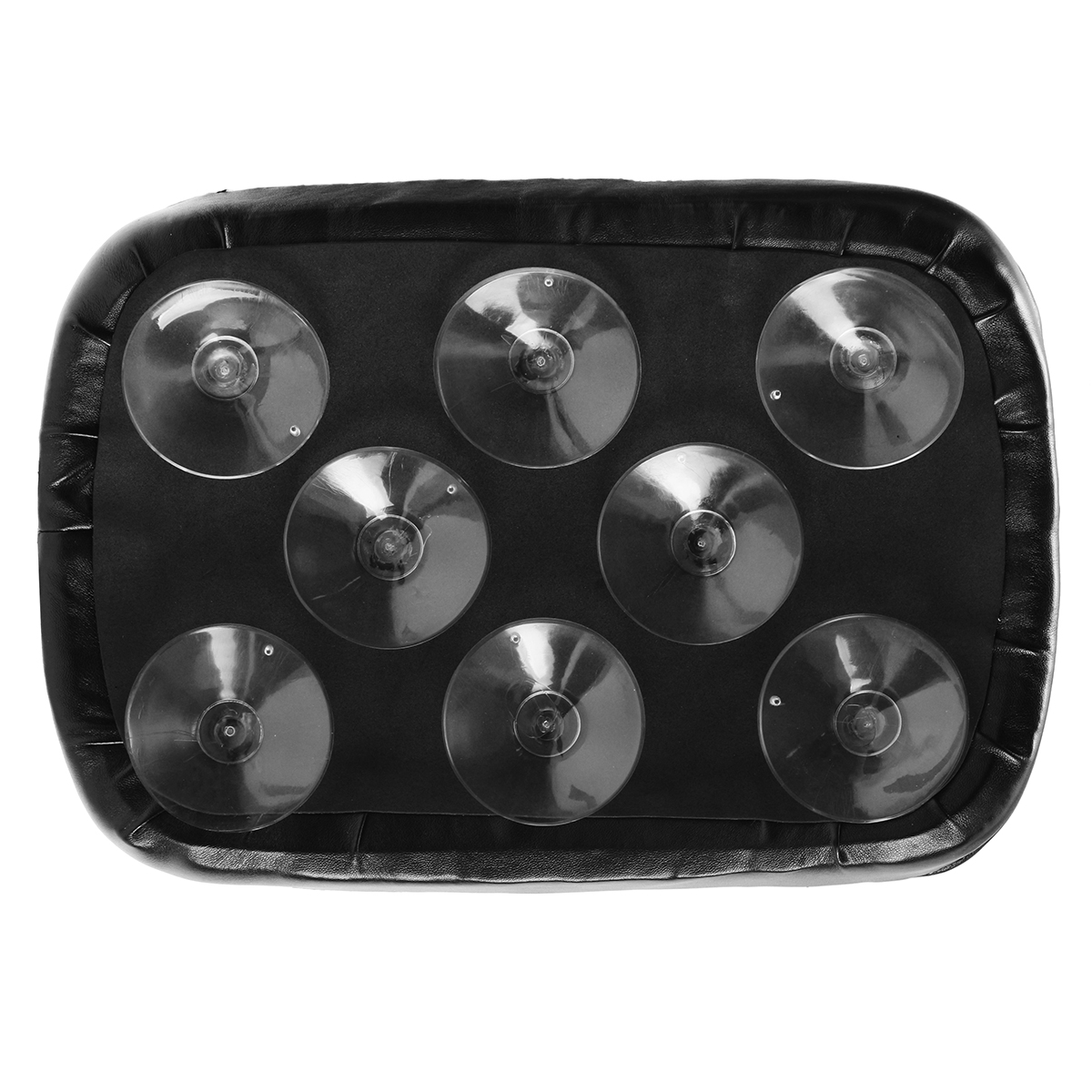 Rear-Passenger-Pillion-Seat-Pad-With-68-Suction-Cups-For-Harley-Dyna-Custom-1227282
