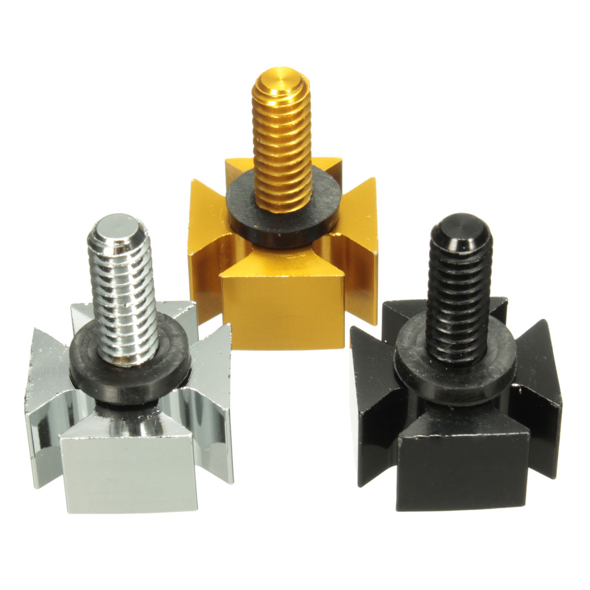 Seat-Bolt-Mounting-Screws-Cap-Solid-Billet-Aluminum-3-Colors-For-Harley-1044243