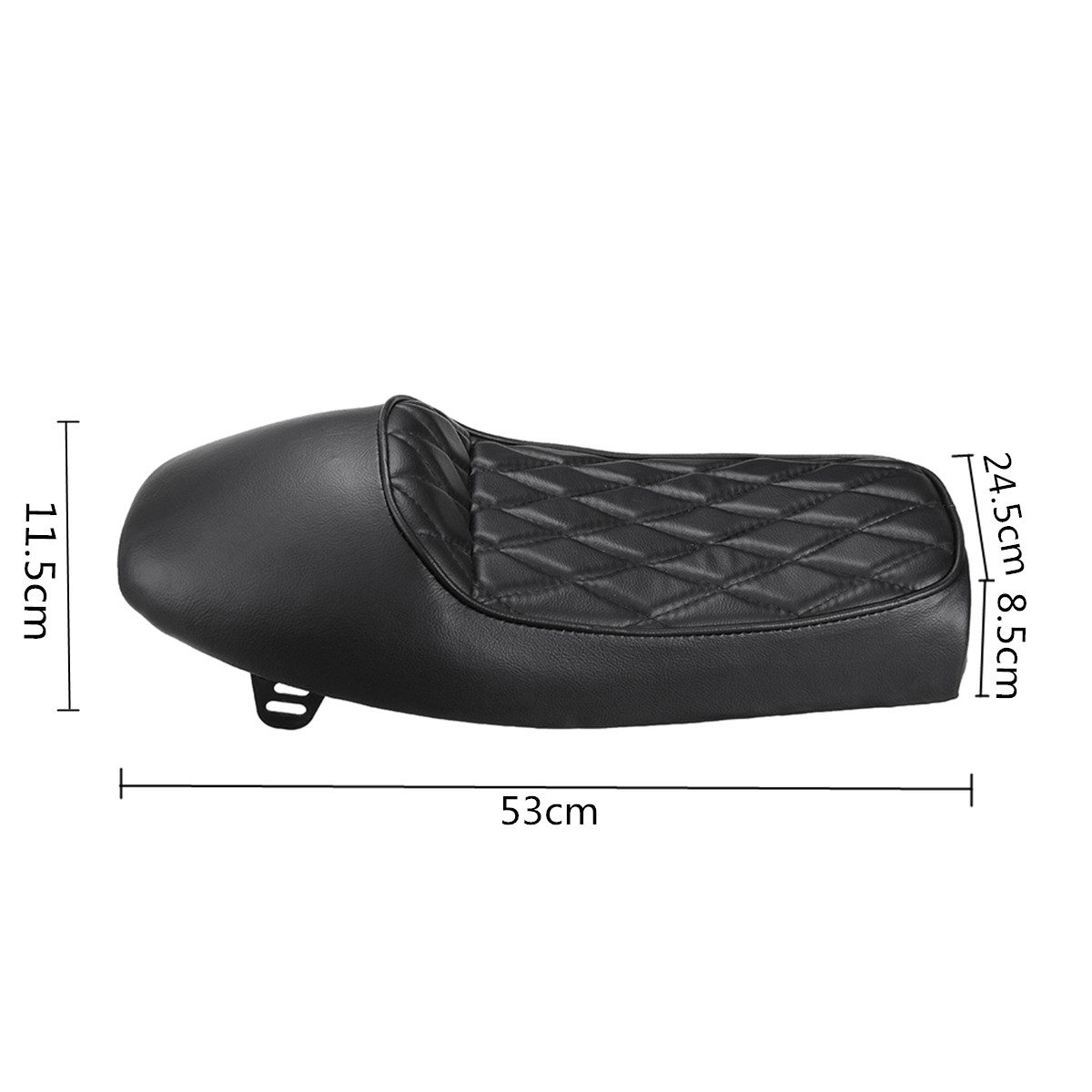 Vintage-Hump-Saddle-Cafe-Racer-Seat-Motorcycle-Custom-Black-Universal-For-Honda-1114849
