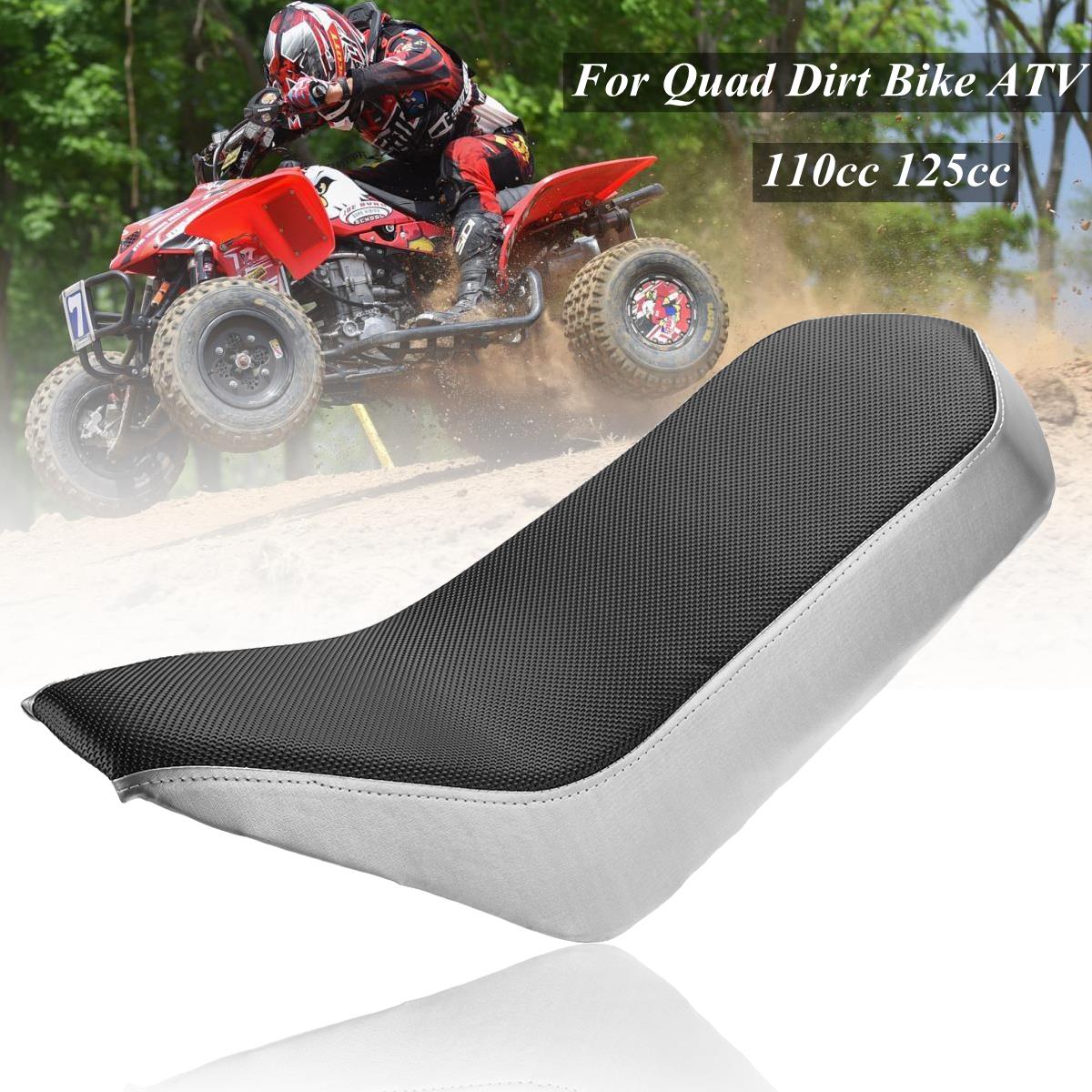 Vinyl-Foam-Seat-Cushion-110cc-125cc-Racing-Style-Quad-Dirt-Bike-ATV-4-Wheeler-1371162