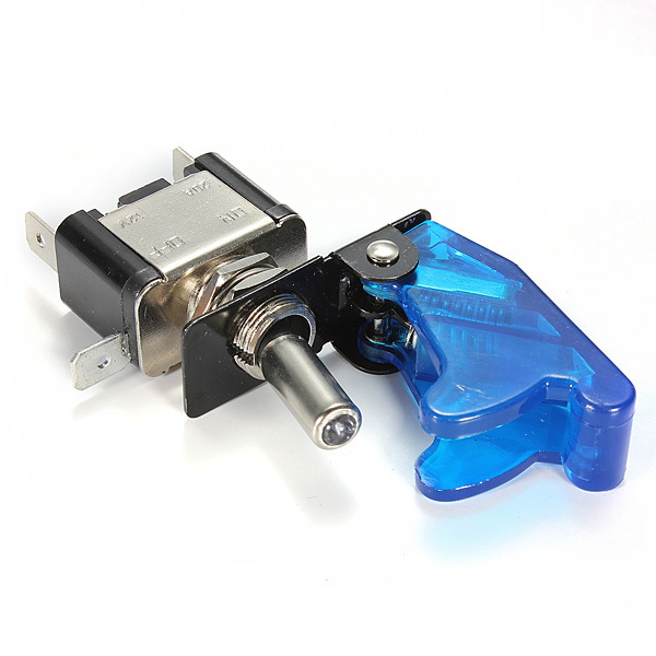 10x-Blue-Car-Cover-LED-SPST-Toggle-Rocker-Switch-Control-12V-20A-914414