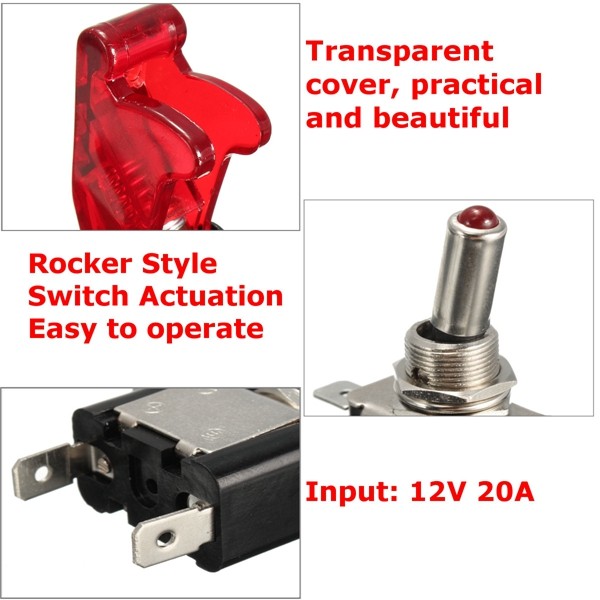 12V-20A-Car-Auto-Cover-LED-Light-Toggle-Rocker-Switch-Control-OnOff-Car-Truck-1023535