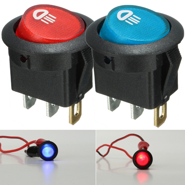 12V-20A-SPST-LED-Fog-Light-Round-Rocker-Switch-OnOff-Car-Van-1114425