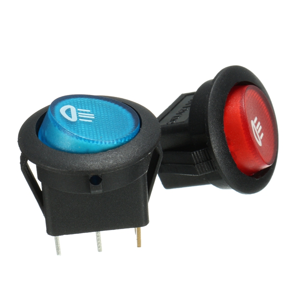12V-20A-SPST-LED-Fog-Light-Round-Rocker-Switch-OnOff-Car-Van-1114425