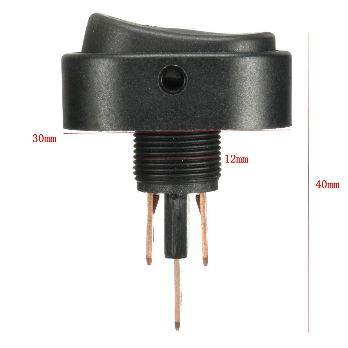 12V-30A-3-Pin-SPST-ON-OFF-Rocker-Switch-with-LED-Illuminated-Light-GreenYellowBlueRedWhite-for-Car-V-1060864