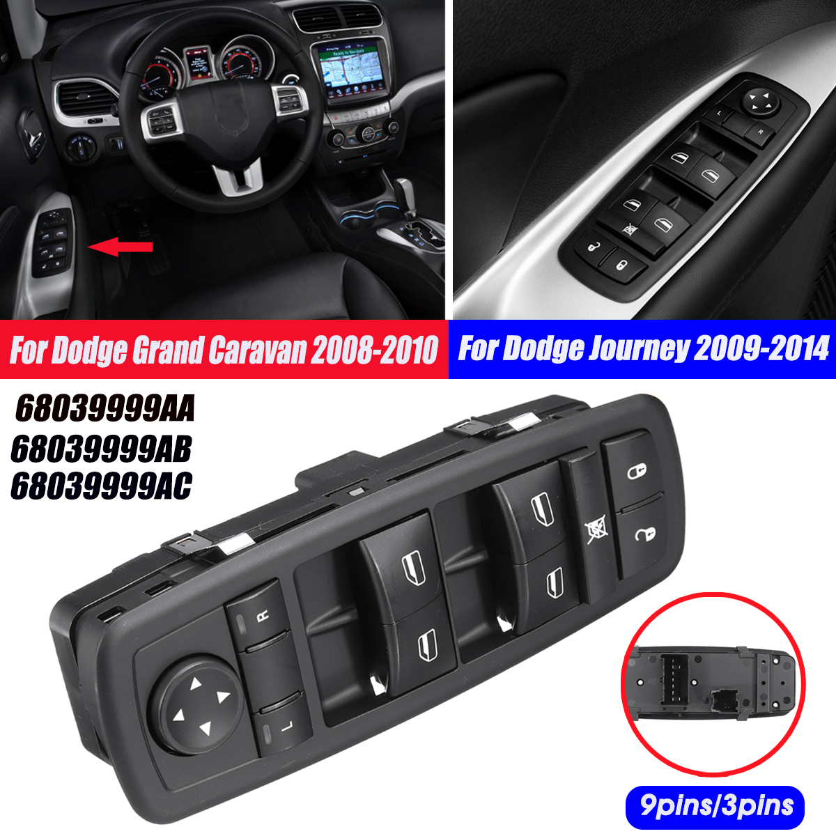 12V-Master-Power-Window-Switch-For-Dodge-Grand-Caravan-2008-10-Journey-2009-14-1719928