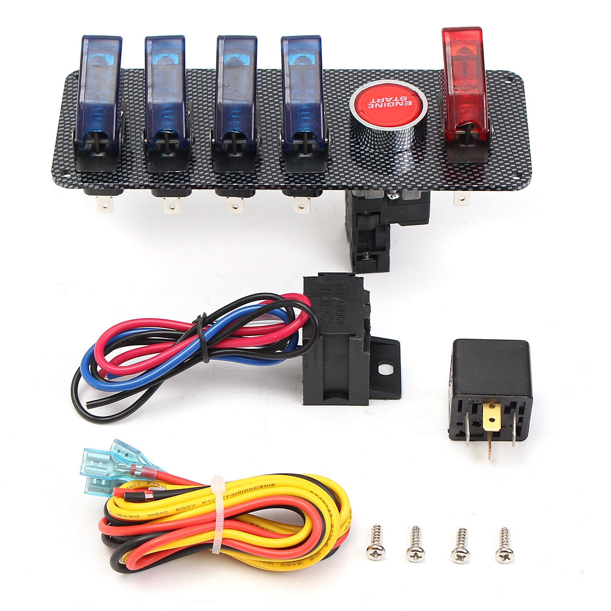 12V-Racing-Car-Ignition-Switch-Panel-with-4-Blue1-Red-LED-Toggle-Switch-Button-1363098