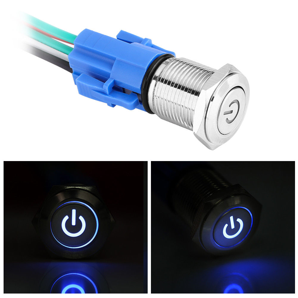 16mm-12V-Car-Blue-LED-Metal-Push-Button-Toggle-Switch-Socket-Plug-For-Car-1236551