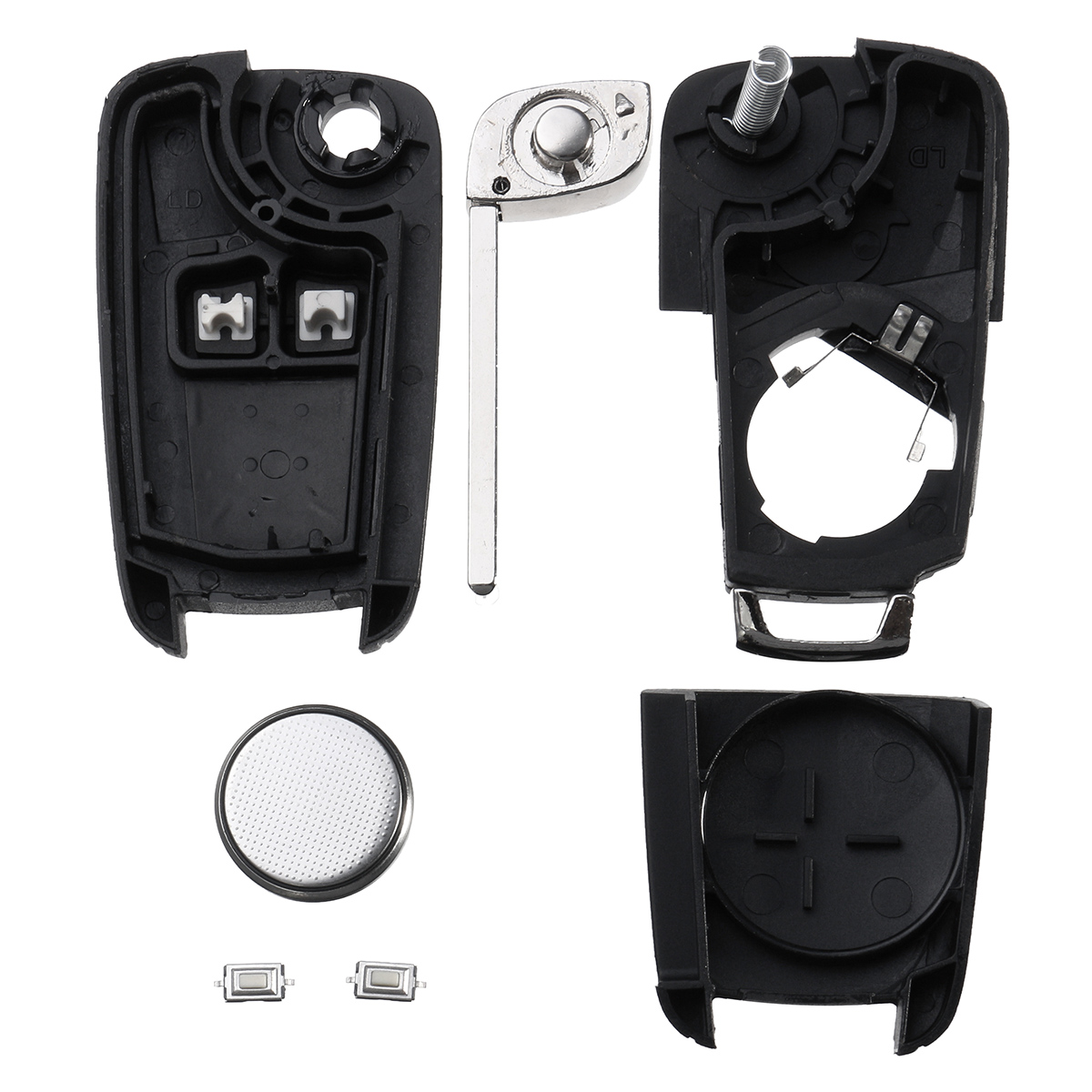 2-Button-Remote-Key-Fob-Repair-Refurbishment-Kit-For-Vauxhall-1191853